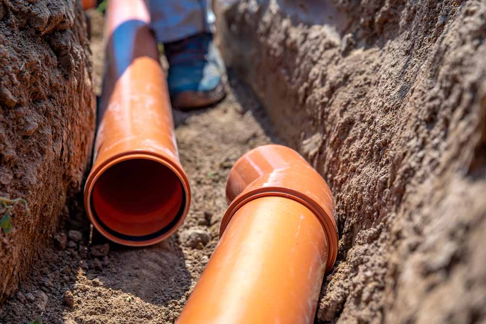 Plumbing team repairing sewer line West Columbia, SC