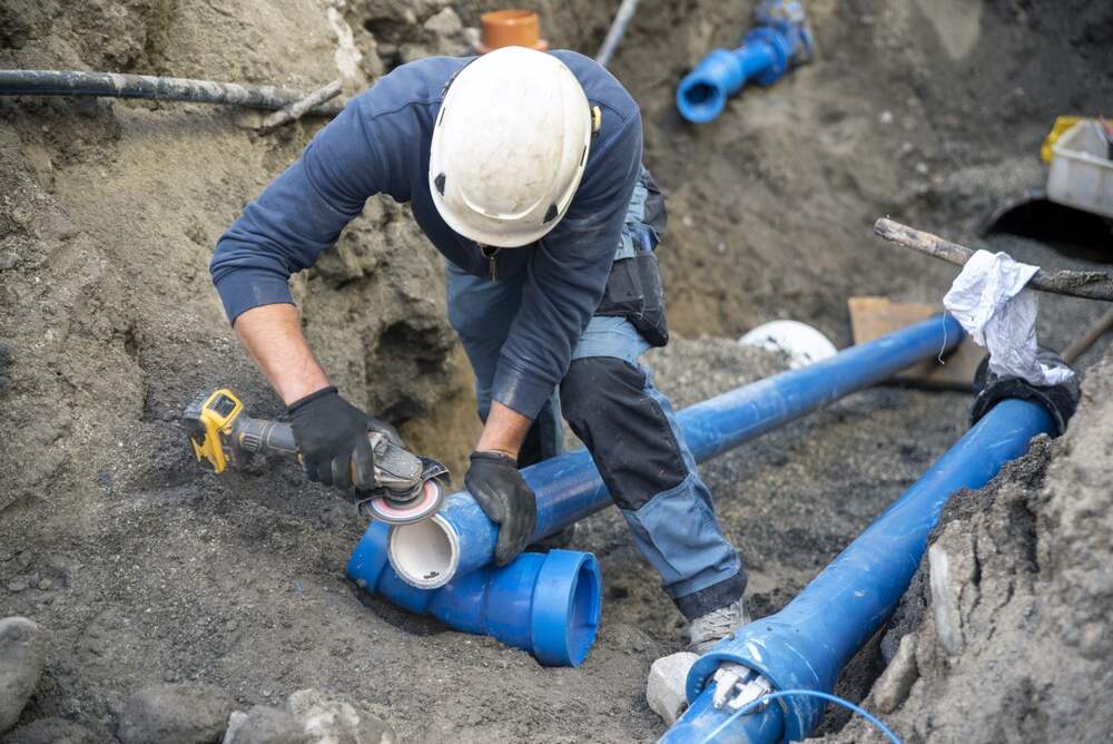 Residential water line